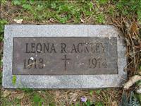 Ackley, Leona R